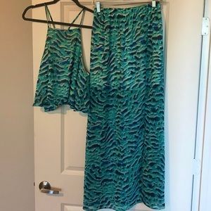 Red Dress Boutique printed 2 piece dress